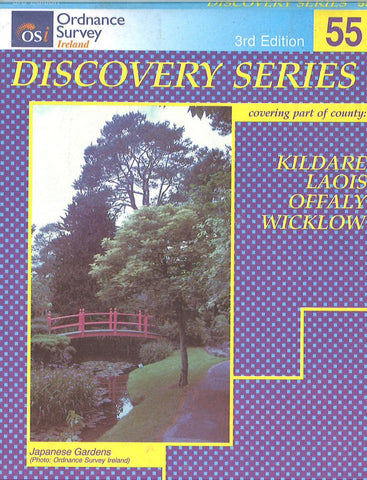 Buy map Kildare, Laois, Offaly, Wicklow, Ireland Discovery Series #55