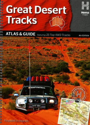 Buy map Australia, Great Desert Tracks, Atlas and Guide, 4th Edition by Hema Maps