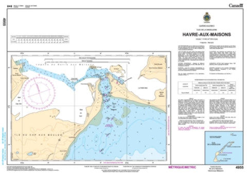 Buy map Havre-Aux-Maisons by Canadian Hydrographic Service