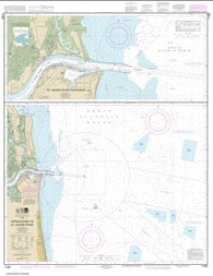 Buy map Approaches to St. Johns River; St. Johns River Entrance (11490-21) by NOAA