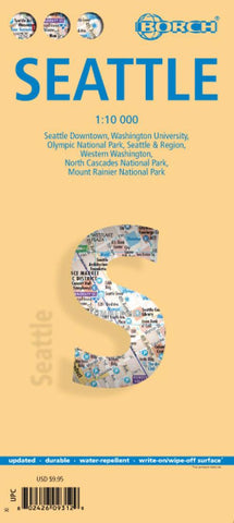 Buy map Seattle City Map
