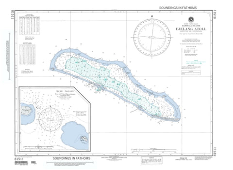 Buy map Ujelang Atoll, Marshall Islands (NGA-81511-3) by National Geospatial-Intelligence Agency