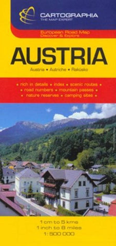 Buy map Austria by Cartographia