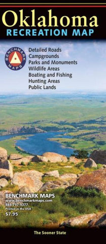 Buy map Oklahoma Recreation Map by Benchmark Maps