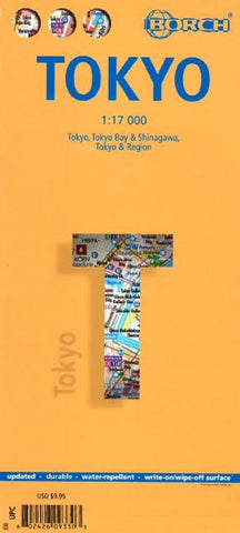 Buy map Tokyo, Japan by Borch GmbH.