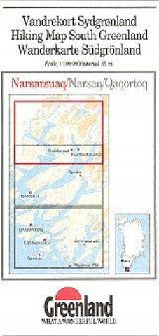 Buy map Narsarsuaq hiking map
