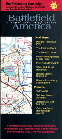 Buy map The Petersburg Campaign #112 by Trailhead Graphics, Inc.
