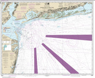 Buy map Approaches to New York Fire lsland Light to Sea Girt (12326-52) by NOAA