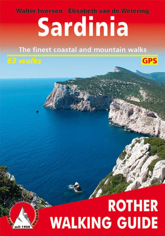 Buy map Sardinia, Rother Walking Guide by Rother Walking Guide, Bergverlag Rudolf Rother