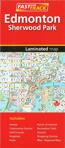 Buy map Emdonton Alberta, Fast Track laminated map by Canadian Cartographics Corporation
