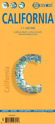 Buy map California by Borch GmbH.