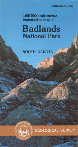 Buy map Badlands National Park