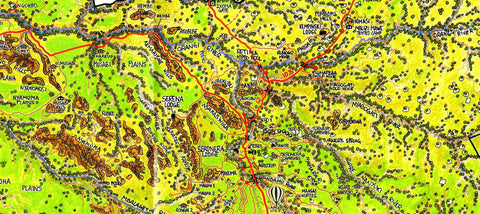 Buy map Serengeti National Park by GT Maps