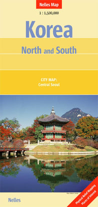 Buy map Korea, North and South by Nelles Verlag GmbH
