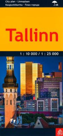 Buy map Tallinn, laminated by Jana Seta