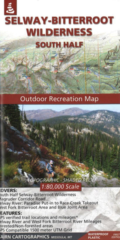 Buy map Selway Bitterroot Wilderness : South Half