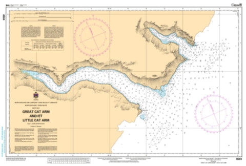 Buy map Great Cat Arm and/et Little Cat Arm by Canadian Hydrographic Service