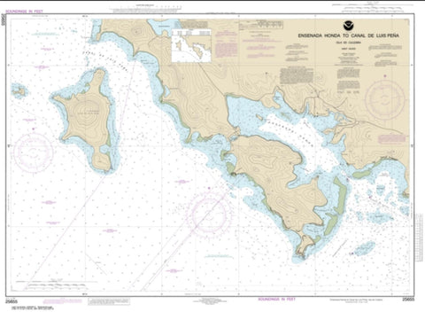 Buy map Ensenada Honda to Canal de Luis Pena (25655-12) by NOAA