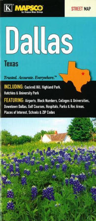 Buy map Dallas, Texas by Kappa Map Group
