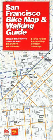 Buy map San Francisco, California Biking and Walking Map by Rufus Graphics
