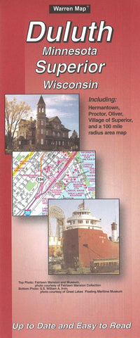 Buy map Duluth, Minnesota and Superior, Wisconsin by The Seeger Map Company Inc.