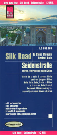 Buy map Silk Road : to China through Central Asia = Seidenstraße : durch zentralasien nach China