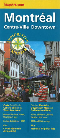 Buy map Montreal by MapArt Corporation