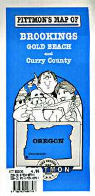 Buy map Brookings, Gold Beach and Curry County, Oregon by Pittmon Map Company
