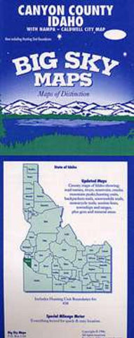 Buy map Canyon County, Idaho by Big Sky Maps