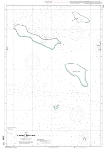 Buy map De Makemo a Marutea Nord by SHOM