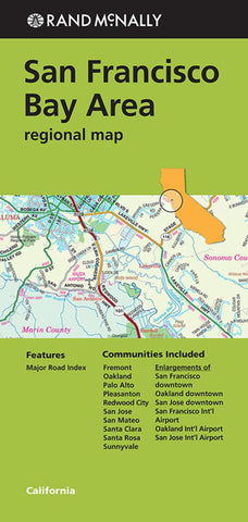 Buy map San Francisco Bay Area Regional by Rand McNally