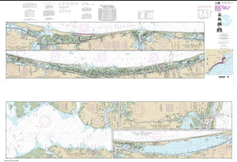 Buy map Intracoastal Waterway Neuse River to Myrtle Grove Sound (11541-40) by NOAA