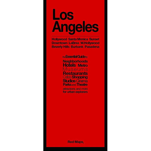 Buy map Los Angeles, CA: Hollywood Santa Monica Sunset : Downtown La Brea W. Hollywood : Beverly Hills Burbank Pasadena by Red Maps