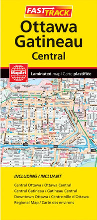 Buy map Ottawa and Gatineau Fast Track Map