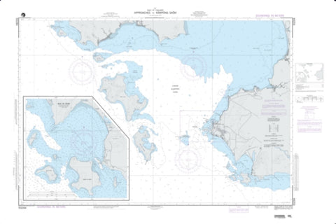 Buy map Approaches To Kampong Saom (NGA-93284-5) by National Geospatial-Intelligence Agency