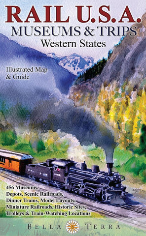 Buy map Rail U.S.A. : museums & trips : western states