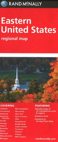 Buy map United States, Eastern Regional by Rand McNally