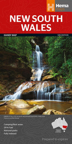 Buy map New South Wales, Australia, Handy Map by Hema Maps