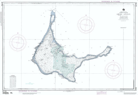 Buy map Arno Atoll, Marshall Is (North Pacific Ocean) (NGA-81791-2) by National Geospatial-Intelligence Agency