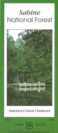 Buy map Sabine National Forest Map