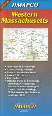 Buy map Massachusetts, Western by Jimapco