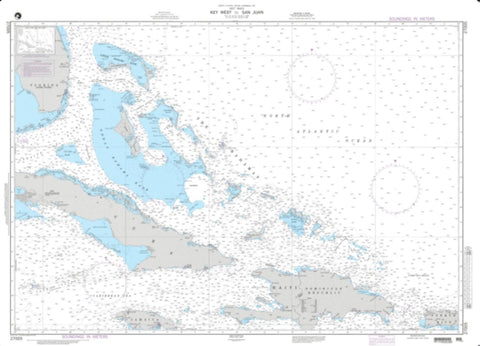 Buy map Key West To San Juan (NGA-27005-4) by National Geospatial-Intelligence Agency