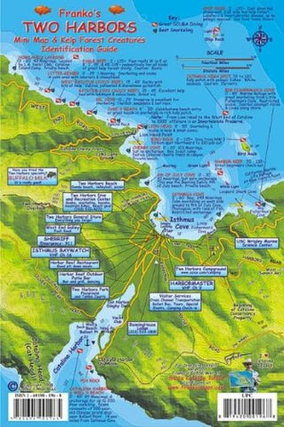 Buy map California Fish Card, Two Harbors, Catalina 2008 by Frankos Maps Ltd.