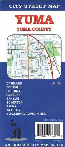 Buy map Yuma and Yuma County, Arizona by GM Johnson