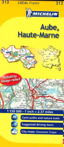 Buy map Aube, Haute-Marne (313) by Michelin Maps and Guides
