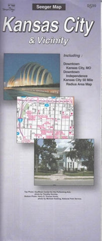 Buy map Kansas City and Vicinity, Missouri and Kansas by The Seeger Map Company Inc.