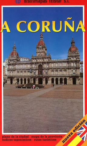 Buy map Coruna, Spain by Distrimapas Telstar, S.L.