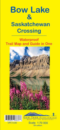 Buy map Bow Lake and Saskatchewan Crossing, Trail Map and Guide in One