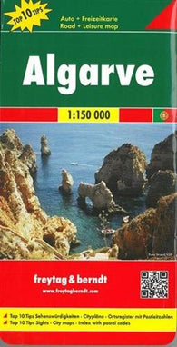 Buy map Algarve, Portugal by Freytag-Berndt und Artaria
