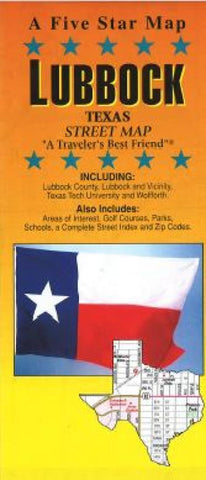 Buy map Lubbock, Texas by Five Star Maps, Inc.